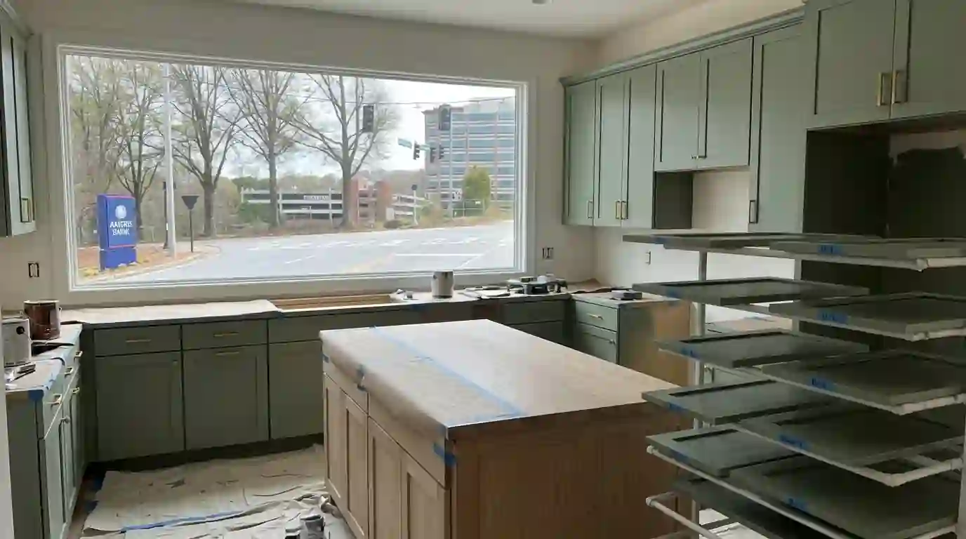 Cabinets by Quijano's Painting crews